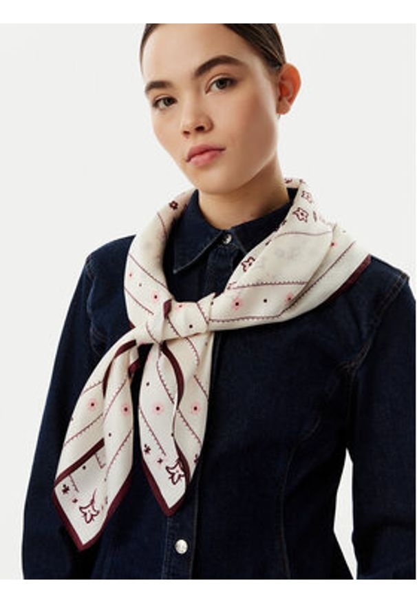 Coach Chusta jedwabna 29CEH36 Kremowy. Kolor: kremowy. Materiał: jedwab