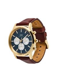 Daniel Wellington Zegarek Iconic Chronograph St Mawes Arctic Panda DW00100875 Brązowy. Kolor: brązowy #6