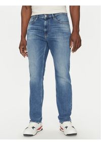 Tommy Jeans Jeansy Ryan DM0DM21011 Niebieski Slim Fit. Kolor: niebieski