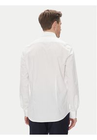 TOMMY HILFIGER - Tommy Hilfiger Koszula MW0MW39279 Biały Slim Fit. Kolor: biały. Materiał: bawełna