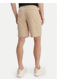 Calvin Klein Jeans Szorty materiałowe LV04RF617G Beżowy Regular Fit. Kolor: beżowy. Materiał: bawełna #4