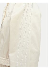 Adidas - adidas Bluza KE3391 Écru Oversize. Kolor: kremowy. Materiał: syntetyk #5
