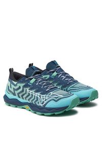 Mizuno Buty do biegania Wave Daichi 8 J1GK2471 Zielony. Kolor: zielony. Materiał: materiał. Model: Mizuno Wave #4