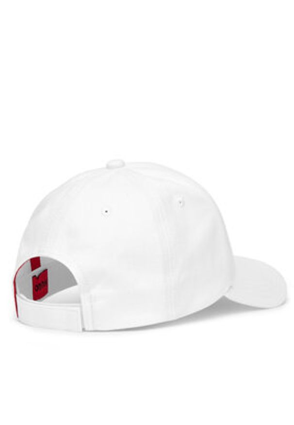 Hugo - HUGO Czapka z daszkiem Men-X 581 50492745 Biały. Kolor: biały. Materiał: materiał, bawełna