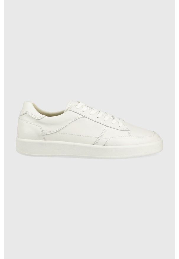 Vagabond Shoemakers sneakersy skórzane TEO kolor biały. Nosek buta: okrągły. Zapięcie: sznurówki. Kolor: biały. Materiał: skóra