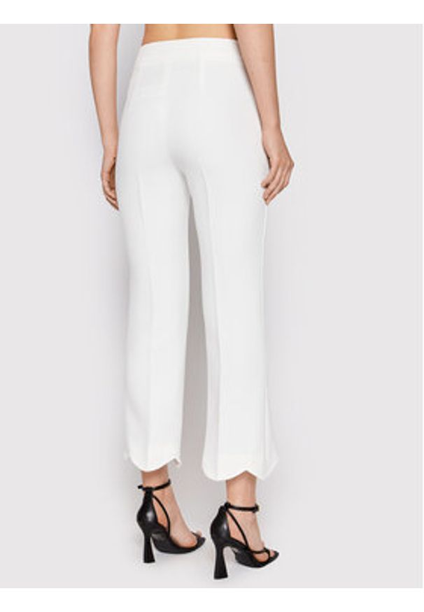 Babylon Spodnie materiałowe P_MF0602 Biały Regular Fit. Kolor: biały. Materiał: materiał, syntetyk