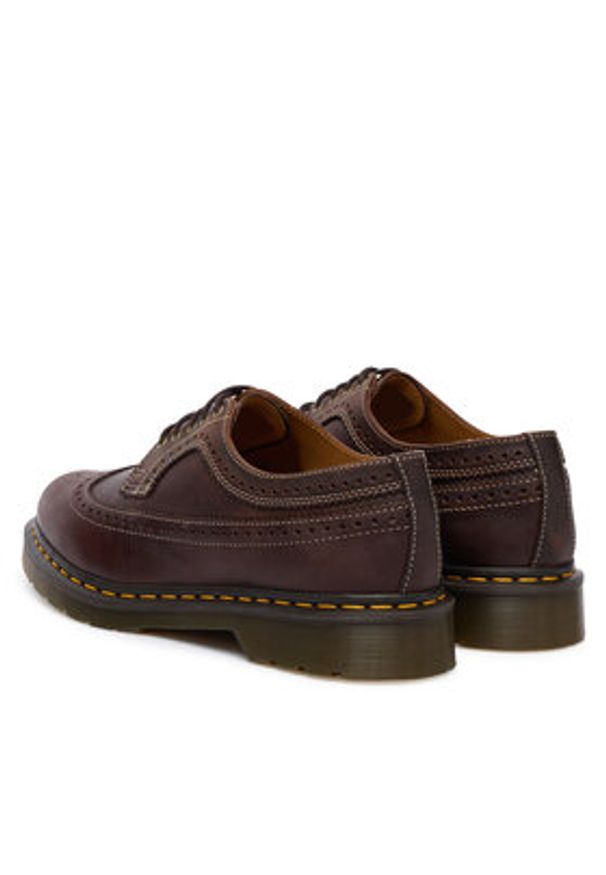 Dr. Martens Półbuty 3989 YS DM40553201 Brązowy. Kolor: brązowy. Materiał: skóra