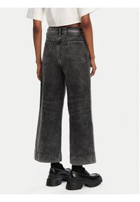Hugo - HUGO Jeansy Gevane 50530309 Czarny Wide Leg. Kolor: czarny