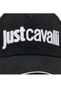 Just Cavalli Czapka z daszkiem 76QAZK30 Czarny. Kolor: czarny. Materiał: materiał