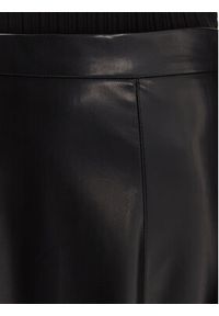 Marella Spódnica z imitacji skóry Vally 2525776022 Czarny Regular Fit. Kolor: czarny. Materiał: skóra #5