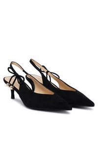 Furla Czółenka Poppy Slingback YM24FPO C10000 CN O6000 Czarny. Kolor: czarny. Materiał: skóra, zamsz #2