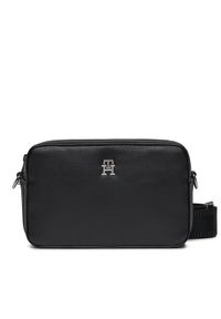 TOMMY HILFIGER - Tommy Hilfiger Torebka Th Essential Sc Camera Bag AW0AW15724 Czarny. Kolor: czarny. Materiał: skórzane