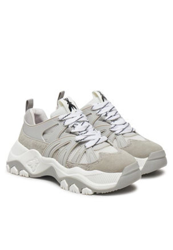 Patrizia Pepe Sneakersy 8Z0043/V035-FF47 Szary. Kolor: szary. Materiał: materiał