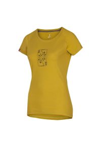 OCUN - Koszulka damska Ocun Raglan T yellow. Kolor: żółty. Długość rękawa: raglanowy rękaw. Sport: wspinaczka