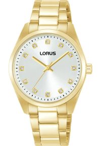 Zegarek damski Lorus RG328XX9 CYRKONIE złoty. Kolor: złoty #1