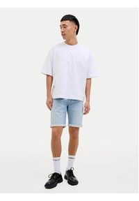 Jack & Jones - Jack&Jones Szorty jeansowe Rick 12269609 Niebieski Regular Fit. Kolor: niebieski. Materiał: bawełna