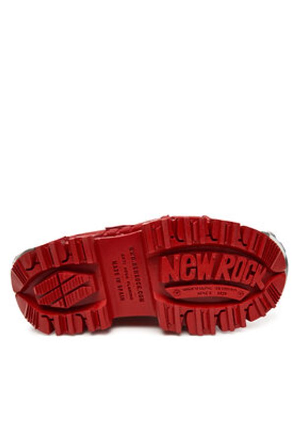 NEW ROCK Sneakersy M-WALL285-C14 Czerwony. Kolor: czerwony. Materiał: nubuk, skóra