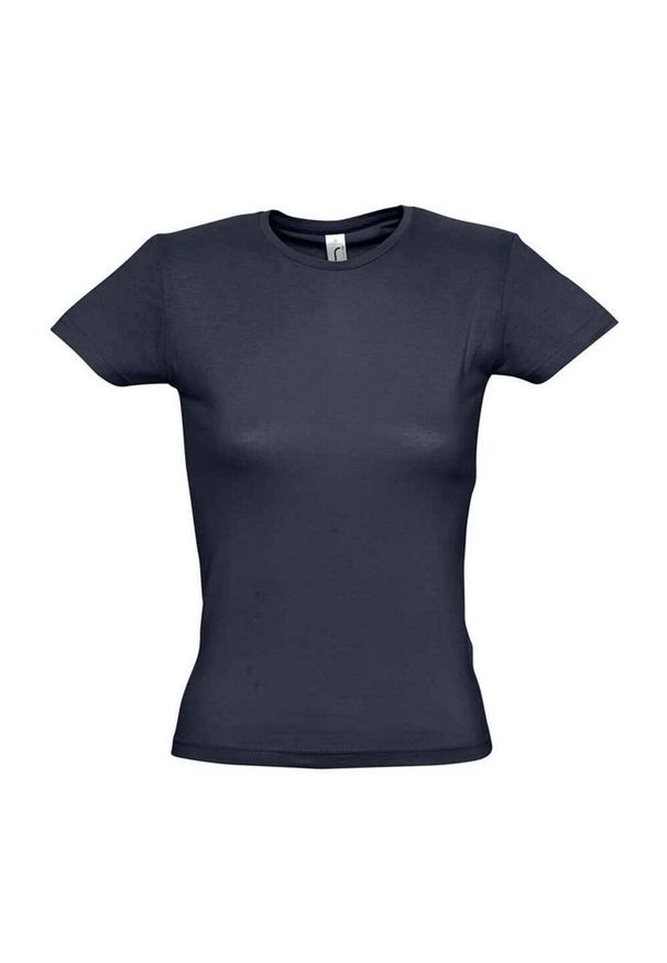 SOL'S - Koszulka Damska/pańska. Kolor: niebieski. Sport: turystyka piesza