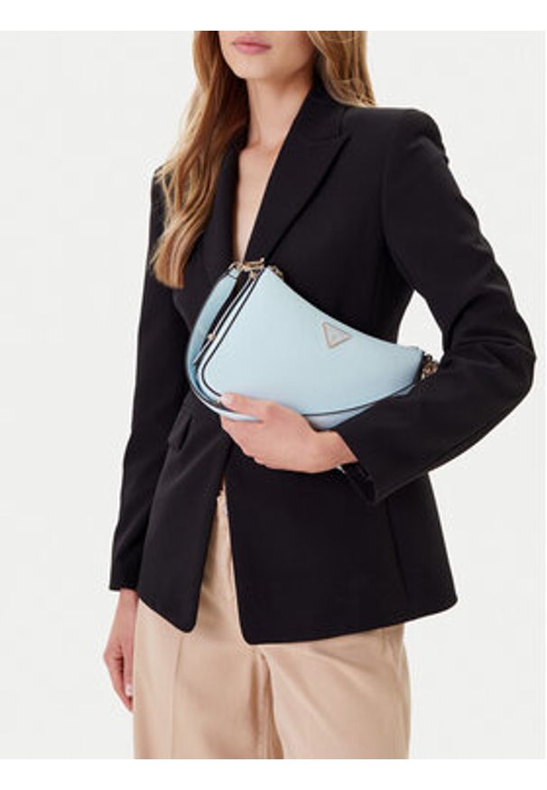 Guess Torebka HWVG94 93180 Błękitny. Kolor: niebieski. Materiał: skórzane