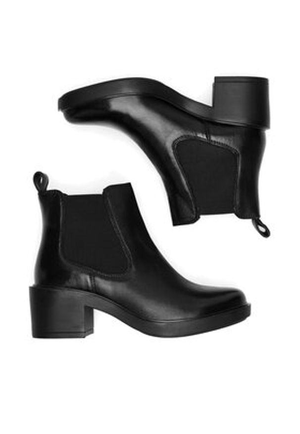 Lasocki Sztyblety WI34-LORENA-01 Czarny. Kolor: czarny. Materiał: skóra