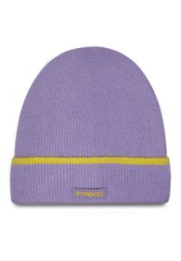 Pinko Czapka Serrade 104332 A26V Fioletowy. Kolor: fioletowy. Materiał: wełna #1