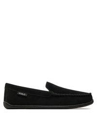 Polo Ralph Lauren Mokasyny Brenan 843955400004 Czarny. Kolor: czarny. Materiał: zamsz, skóra