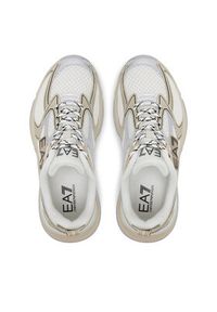 EA7 Emporio Armani Sneakersy X8X249 XK446 D141 Biały. Kolor: biały. Materiał: skóra #5