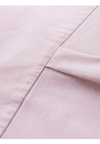 Ombre Clothing - Bawełniana pastelowa męska koszula typu oxford – jasnoróżowa V1. Kolor: różowy. Materiał: bawełna. Wzór: aplikacja, ze splotem. Styl: klasyczny, elegancki