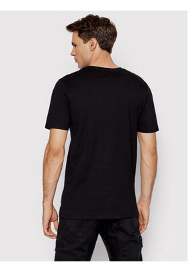 Jack & Jones - Jack&Jones Komplet 2 t-shirtów Basic Crew Neck 12133913 Czarny Regular Fit. Kolor: czarny. Materiał: bawełna