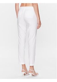 Marella Spodnie materiałowe Samuele 2331310532 Biały Slim Fit. Kolor: biały. Materiał: bawełna, materiał #4