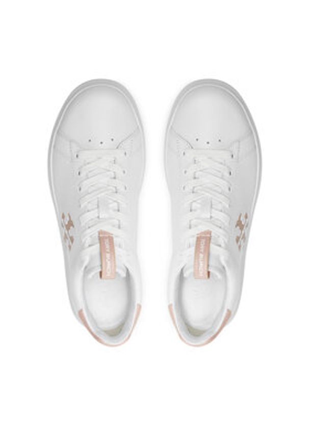 Tory Burch Sneakersy Double T Howell Court 149728 Biały. Kolor: biały. Materiał: skóra