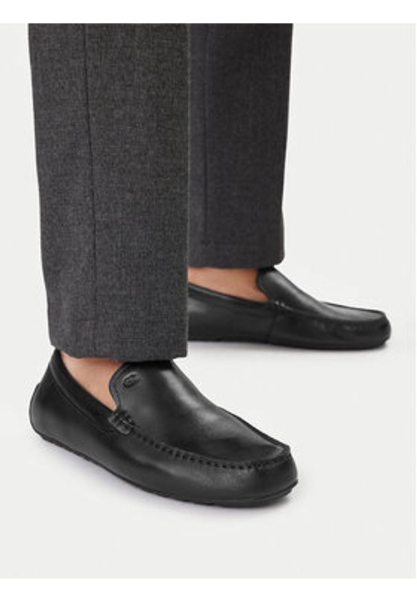 Gino Rossi - GINO ROSSI Mokasyny CEO-LUIGI-03 125AM Czarny. Kolor: czarny. Materiał: skóra