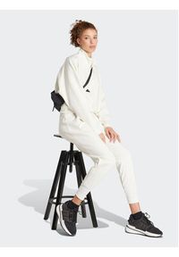 Adidas - adidas Bluza Z.N.E. IS3898 Biały Loose Fit. Kolor: biały. Materiał: bawełna #5