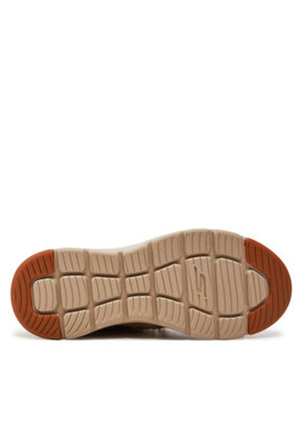 skechers - Skechers Botki Glacial Ultra - Trend Up 144194 Beżowy. Kolor: beżowy. Materiał: materiał