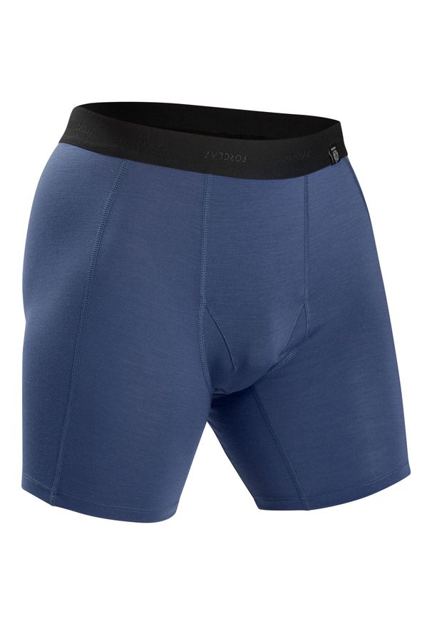 FORCLAZ - Bokserki trekkingowe męskie Forclaz MT500 merino. Kolor: niebieski. Materiał: materiał, elastan, poliamid, wełna
