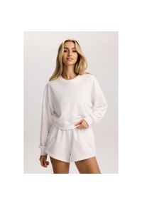 ROUGH RADICAL - Damska bluza sportowa Rough Radical Active Crop Top. Kolor: biały. Sport: fitness