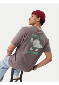 Billabong T-Shirt Gimmicks EBYZT00363 Fioletowy Regular Fit. Kolor: fioletowy. Materiał: bawełna #6