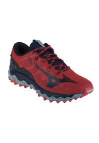 Buty do biegania męskie, Mizuno Wave Mujin 9. Kolor: czerwony. Model: Mizuno Wave