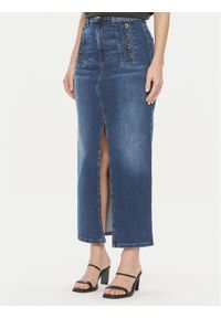 ViCOLO Spódnica jeansowa DB5056 Niebieski Regular Fit. Kolor: niebieski. Materiał: bawełna