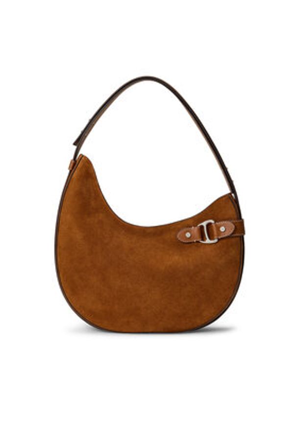 Lauren Ralph Lauren - LAUREN RALPH LAUREN Torebka 431980157001 Brązowy. Kolor: brązowy. Materiał: zamszowe, skórzane