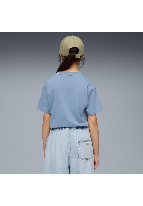 Koszulka Puma Ess Boxy Tee G Cool Blue, Dzieci. Kolor: niebieski. Materiał: materiał, bawełna