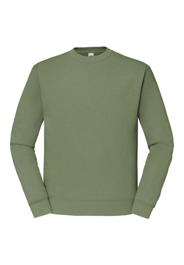 FRUIT OF THE LOOM - Klasyczna Bluza Rozpinana Unisex Dla Dorosłych. Kolor: zielony