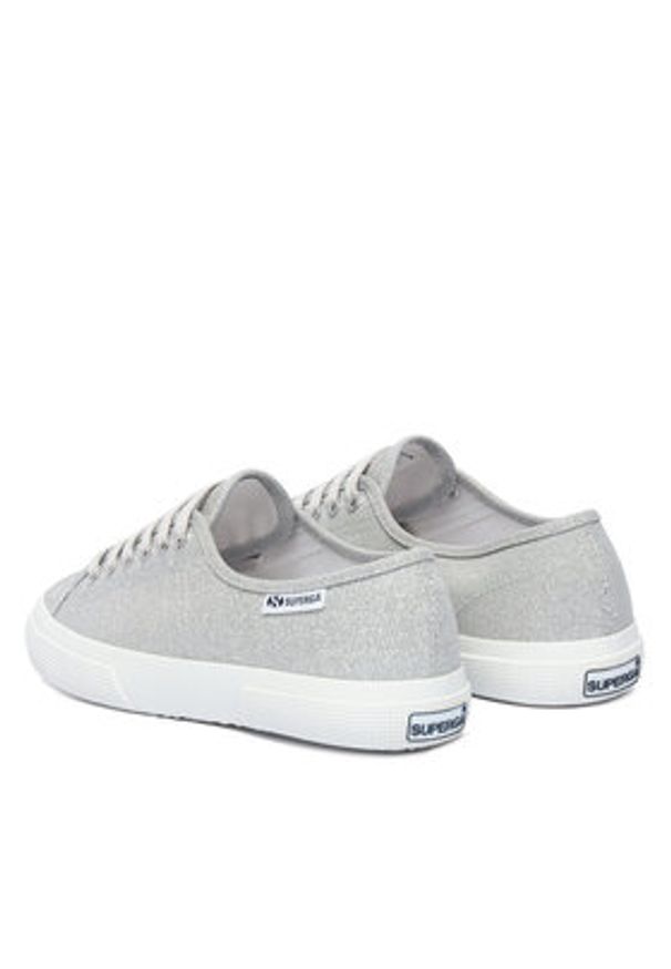 Superga Tenisówki 3750 Jersey Lame Leggera Low Top S4135ZW Srebrny. Kolor: srebrny. Materiał: materiał