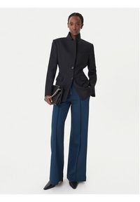 Patrizia Pepe Spodnie materiałowe 8P0813/A715 Niebieski Wide Leg. Kolor: niebieski. Materiał: wiskoza #3