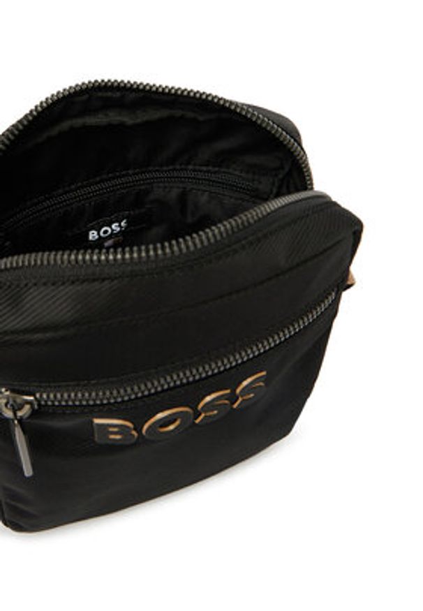 BOSS Saszetka Catch 3.0 NS Zip 50511961 Czarny. Kolor: czarny. Materiał: materiał