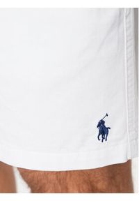 Polo Ralph Lauren Szorty materiałowe 710644995042 Biały Regular Fit. Kolor: biały. Materiał: bawełna, materiał #5