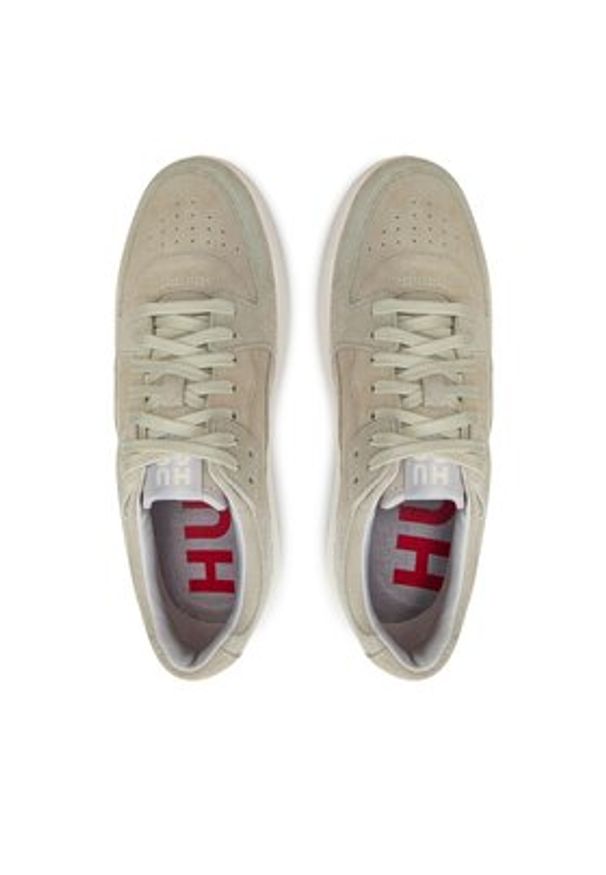 Hugo Sneakersy Kilian Tenn Sd 50516944 Beżowy. Kolor: beżowy. Materiał: zamsz, skóra