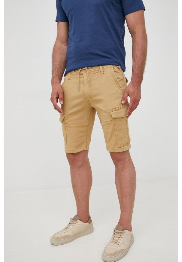 Pepe Jeans szorty JARED SHORT męskie kolor beżowy. Kolor: beżowy