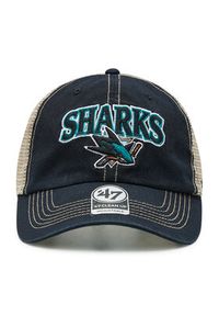 47 Brand Czapka z daszkiem Nhl San Jose Sharks Trucker H-TSCLA22LAP-VB Czarny. Kolor: czarny. Materiał: materiał