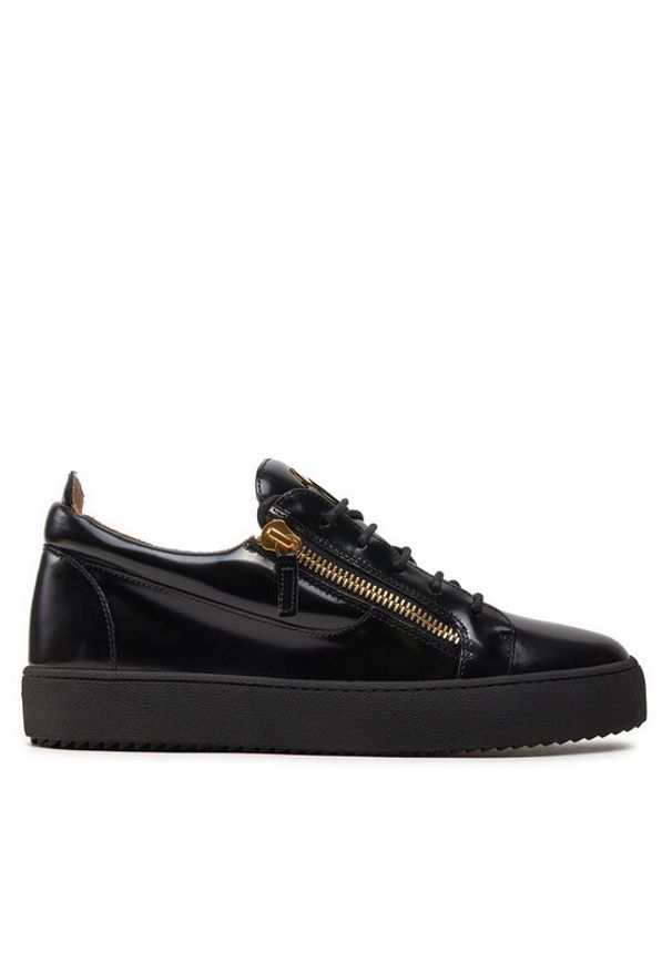 Giuseppe Zanotti Sneakersy RM40033 Czarny. Kolor: czarny. Materiał: skóra